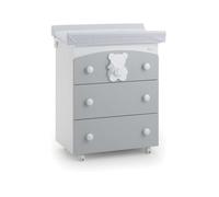 Azzurra Design - Bagnetto 3C Funky Con Decoro Orsetto, Grigio