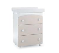 Azzurra Design - Bagnetto Fasciatoio 3C Web, Bianco-Avana