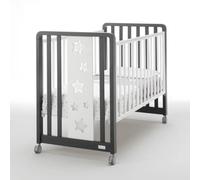 Azzurra Design Lettino Evolutivo Glam Stelle Uno X 9 Vari Colori con Tessile Glam Luce : Colore - Lava