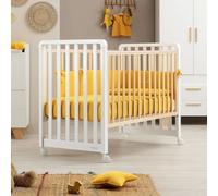 Azzurra Design Lettino Glam Evolutivo Uno X 9 Bianco Con Tessile Glammy