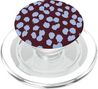 Azzurro Maroon Leopard Ghepardo Stampa Estetica Girly Y2K PopSockets PopGrip per MagSafe