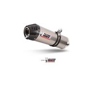 B.007.LNC - Terminale Scarico Mivv Oval Titan/Carbon Cap BMW F 650 / 800 GS