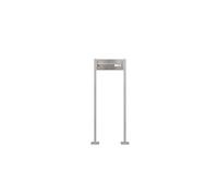 B-016 1 Acciaio inox V2A Sistema di cassette per le lettere con piastra di base