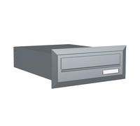 B-03 Cassetta postale passante a muro in grigio finestra (RAL 7040)