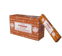 Incenso Satya Pyramids 12 scatole da 15gr Profumo Yoga Meditazione