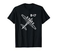 B-17 Fortezza Volante Americana WW2 Bomber Maglietta