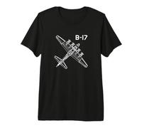 B-17 Fortezza Volante Americana WW2 Bomber Maglietta Premium