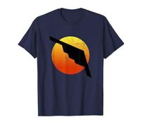 B-2 Bomber Silhouette Sunset Militare Aeroplano Stealth B2 Maglietta