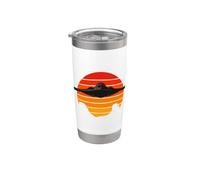 B-2 Spirit Stealth Bomber Militare Aereo Design Bicchiere termico in acciaio inox doppia parete