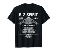 B-2 Spirit Stealth Bomber Specifiche Aerei militari B2 Maglietta