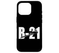 B-21 Raider Stealth Bomber Jet Aereo Aereo Aviazione B21 Custodia per iPhone 16 Pro