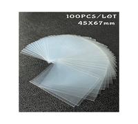 (B 45x67mm-TOP) 100 bustine protettive trasparenti per carte fotografiche kpop shield giochi da tavolo