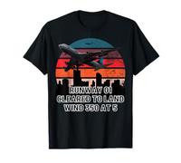 B-747, aereo, aereo, volo, jet, viaggi, libertà, avventura, sopra le nuvole, livello di volo, velocità, per chi ama il cielo Maglietta