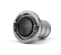 B-75 mm frizione Storz con beccuccio girevole, alluminio, argento, pressione di esercizio max. 16 bar