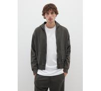 B.ANGEL, Felpa In Misto Cotone Nero Con Cappuccio E Zip, Uomo, Nero, Taglia: M