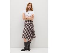 B.ANGEL, T-shirt In Puro Cotone Bianca Crop Fitted, Donna, Bianco, Taglia: L