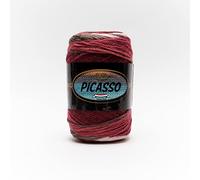 B.B.B Filati - Picasso - Filato 100% Acrilico Sfumato Ideale per Capi di Maglieria e Scialli Colorati per Ferri: 3.50/4.00 o Uncinetto: 4.50 1 pz 100 gr Misto Rosso 902
