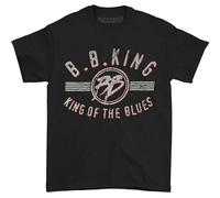 B.B. King Men's King of The Blues 2012 Tour Unisex 100% Cotton Short-Sleeve T-Shirts Black M