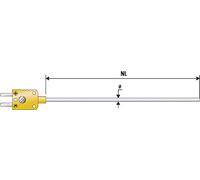 B thermo-technik k625c0150-10 sonda ad immersione 200 fino a +1100 c sensore
