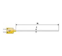 B + B Thermo-Technik K625 0150-10 Sonda ad immersione -200 fino a +800 °C Sens
