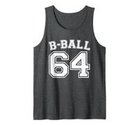 B-Ball 64 - Pallone da Basket con Numero per Allenamento Varsity Vintage Canotta