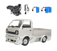 B Baosity Camion Telecomandato 2.4Ghz Giocattolo per Bambini, Argento 3 batterie