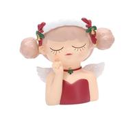 B Baosity Flower Pot Planter Originale Vaso Resina Fantasia Statuetta Bambina Simpatica Contenitore Piante Decorativo Adatto per Soggiorno Scrivania Hotel Terra, Style C