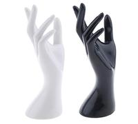 B Baosity Manichino Donna 2 Pezzi, Gioielli Mano Destra, Anello per Bracciale, Supporto per Espositore