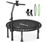 B BCAN BT4 Soft Land Pro - Trampolino elastico elastico da 102 cm, capacità 227 kg, elastico a tensione regolabile, telaio monopezzo (calibro 16), supporto per telefono e 2 paia di calzini | FED