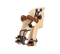 b bellelli Freccia - Seggiolino Bici Anteriore - Attacco B-Fix - Si Fissa al Telaio - dai 9 Mesi ai 3 Anni - Max 15 kg - Colore Beige-Brown