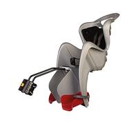 b bellelli Mr Fox - Seggiolino Bici Posteriore - Attacco B-Fix - Si Fissa al Telaio - dai 9 Mesi ai 8 Anni - Max 15 kg - Colore Silver
