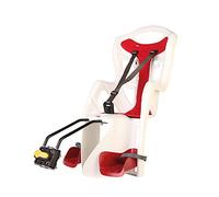 b bellelli Pepe - Seggiolino Bici Posteriore - Attacco Multifix - Si Fissa al Telaio - dai 9 Mesi ai 8 Anni - Max 22 kg - Colore White