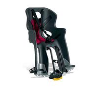 b bellelli Rabbit - Seggiolino Bici Anteriore - Attacco Multifix - Si Fissa al Telaio - dai 9 Mesi ai 3 Anni - Max 15 kg - Colore Dark Grey