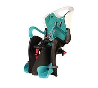b bellelli Tiger - Seggiolino bici posteriore - attacco Clamp - Si fissa al portapacchi - dai 9 mesi ai 8 anni - max 15 kg - colore Tourquoise