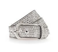 b.belt Cintura borchiata in pelle weiß (BB0225L03-100-0110)