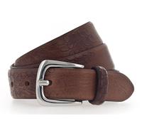 b.belt cintura Charlisa Silver Belt W80 Darkbrown