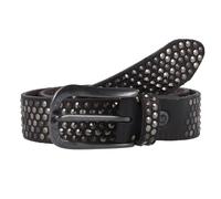 b.belt Cintura con borchie in pelle schwarz (BB0228L03-80-790)