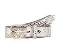 b.belt cintura Nietengürtel Zoe Gold W90 Cream-White