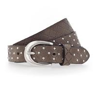 b.belt Cintura con borchie Lilou in pelle 95 cm marrone