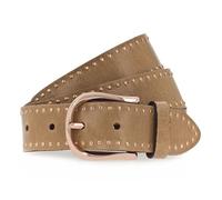 b.belt Cintura con borchie Pelle 75 cm marrone