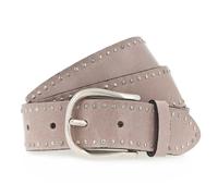 b.belt Cintura con borchie Vera Pelle 80 cm rosa