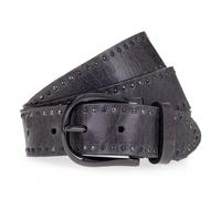 b.belt Cintura con borchie Vera Pelle 95 cm grigio