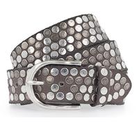 b.belt Cintura con borchie in pelle 95 cm marrone