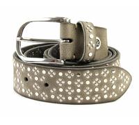 b.belt cintura Nietengürtel W100 Mausgrau