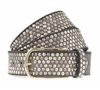 b.belt cintura Nietengürtel Zoe Gold W95 Taupe grigio