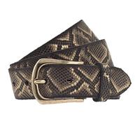 b.belt Cintura Sabia in pelle schwarz/gold metallic (BB0984L59-90-7917)