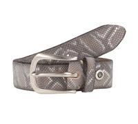 b.belt Cintura Vera Pelle 80 cm grigio