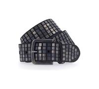 b.belt Cintura con borchie Quinn in pelle schwarz (BB4002L38-90-0790)