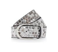 b.belt cintura Liv Ledergürtel W95 Cream-White