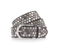 b.belt Cintura con borchie in pelle taupe (BB0765L38-95-620)